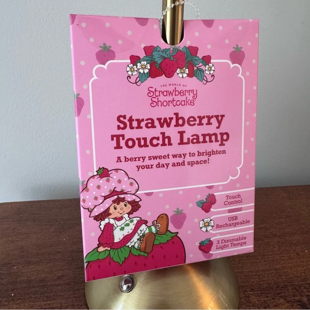 Viral Strawberry Shortcake Touch Lamp - touch control - USB rechargeable